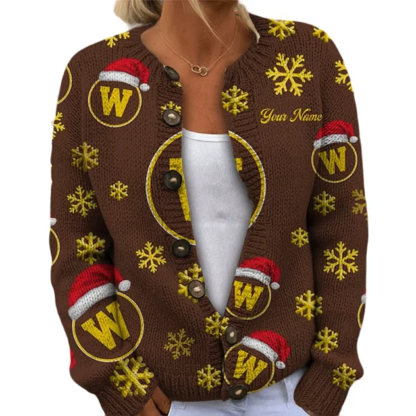 Western Michigan Broncos Women’s Knit Cardigan Sweater New 2026 Limited Customize Name