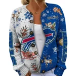 Buffalo Bills Women’s Knit Cardigan Sweater New 2026 Customize Name