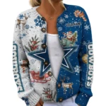 Dallas Cowboys Women’s Knit Cardigan Sweater New 2026 Customize Name