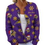 Minnesota Vikings Women’s Knit Cardigan Sweater New 2026 Limited Customize Name