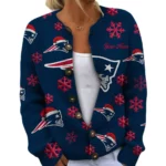 New England Patriots Women’s Knit Cardigan Sweater New 2026 Limited Customize Name