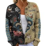 New Orleans Saints Women’s Knit Cardigan Sweater New 2026 Customize Name