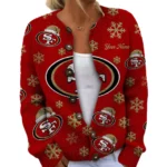 San Francisco 49ers Women’s Knit Cardigan Sweater New 2026 Limited Customize Name