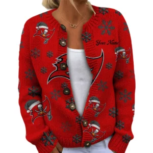 Tampa Bay Buccaneers Women’s Knit Cardigan Sweater New 2026 Limited Customize Name