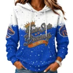 Boise State Broncos Women's Waffle Pullover Hoodie Limited