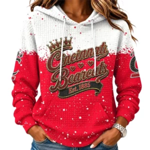 Cincinnati Bearcats Women's Waffle Pullover Hoodie Limited