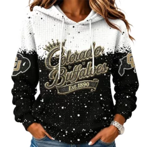 Colorado Buffaloes Women's Waffle Pullover Hoodie Limited