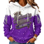 Northwestern Wildcats Women's Waffle Pullover Hoodie Limited