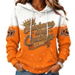 Oklahoma State Cowboys Women's Waffle Pullover Hoodie Limited