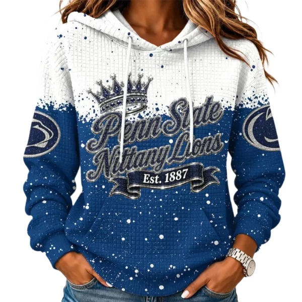 Penn State Nittany Lions Women's Waffle Pullover Hoodie Limited