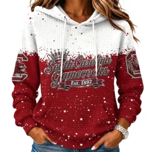 South Carolina Gamecocks Women's Waffle Pullover Hoodie Limited
