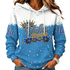 UCLA Bruins Women's Waffle Pullover Hoodie Limited