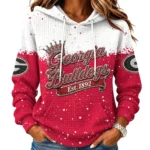 Georgia Bulldogs Women's Waffle Pullover Hoodie Limited