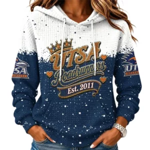 UTSA Roadrunners Women's Waffle Pullover Hoodie Limited
