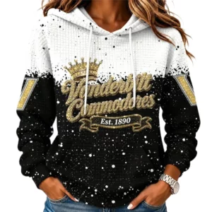Vanderbilt Commodores Women's Waffle Pullover Hoodie Limited