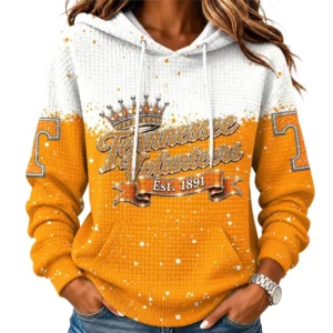 Tennessee Volunteers Women's Waffle Pullover Hoodie Limited
