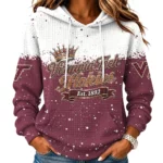 Virginia Tech Hokies Women's Waffle Pullover Hoodie Limited