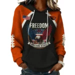 Oregon State Beavers x Freedom American Women's Waffle Knit Pullover Hoodie Limited