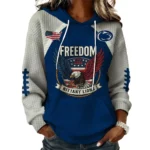 Penn State Nittany Lions x Freedom American Women's Waffle Knit Pullover Hoodie Limited