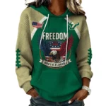 South Florida Bulls x Freedom American Women's Waffle Knit Pullover Hoodie Limited