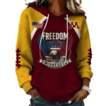Minnesota Golden Gophers x Freedom American Women's Waffle Knit Pullover Hoodie Limited